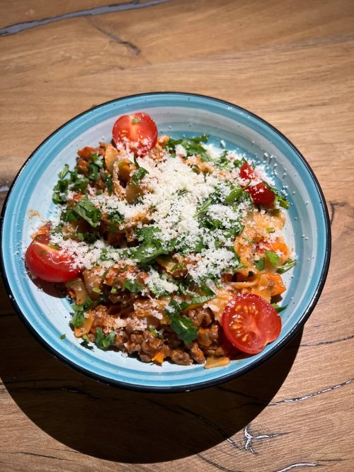 Фетучини болоньезе